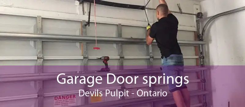 Garage Door springs Devils Pulpit - Ontario