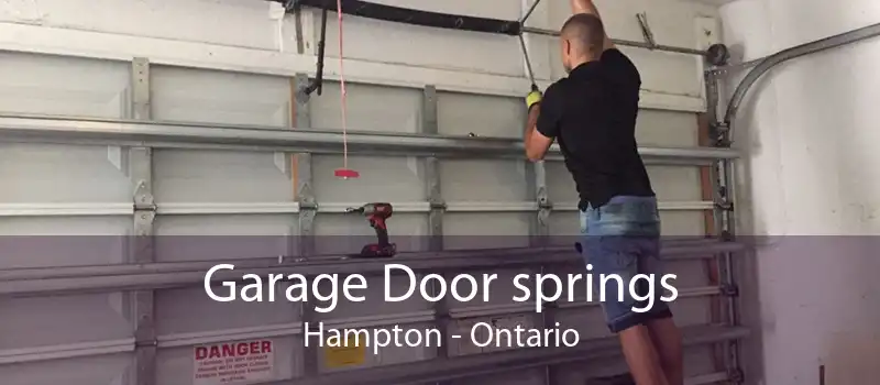 Garage Door springs Hampton - Ontario