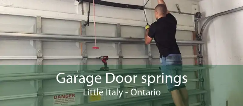 Garage Door springs Little Italy - Ontario