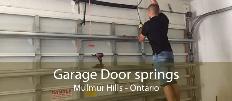 Garage Door springs Mulmur Hills - Ontario