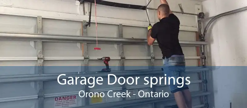 Garage Door springs Orono Creek - Ontario