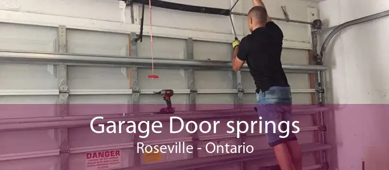 Garage Door springs Roseville - Ontario