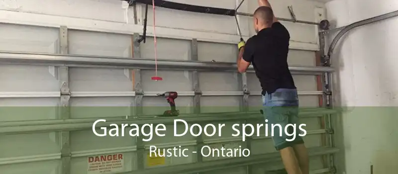 Garage Door springs Rustic - Ontario