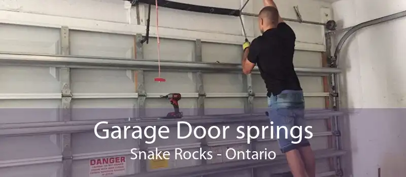 Garage Door springs Snake Rocks - Ontario