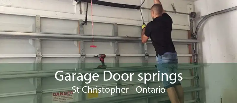 Garage Door springs St Christopher - Ontario