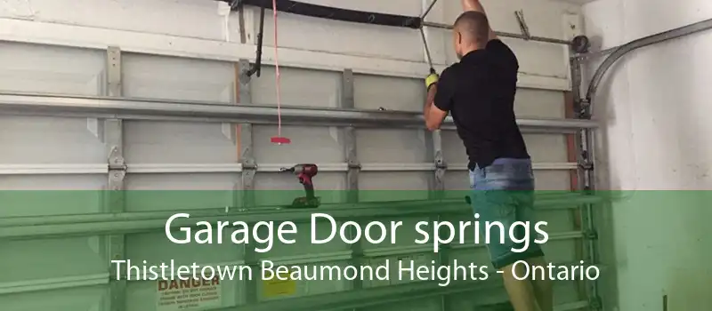 Garage Door springs Thistletown Beaumond Heights - Ontario