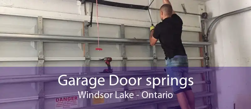 Garage Door springs Windsor Lake - Ontario