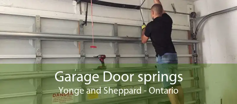 Garage Door springs Yonge and Sheppard - Ontario