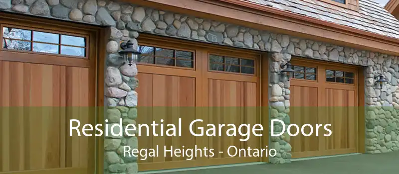 Residential Garage Doors Regal Heights - Ontario