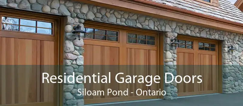 Residential Garage Doors Siloam Pond - Ontario